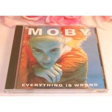 CD MOBY Everything is Wrong Gently Used CD 13 Tracks 1995 Elektra